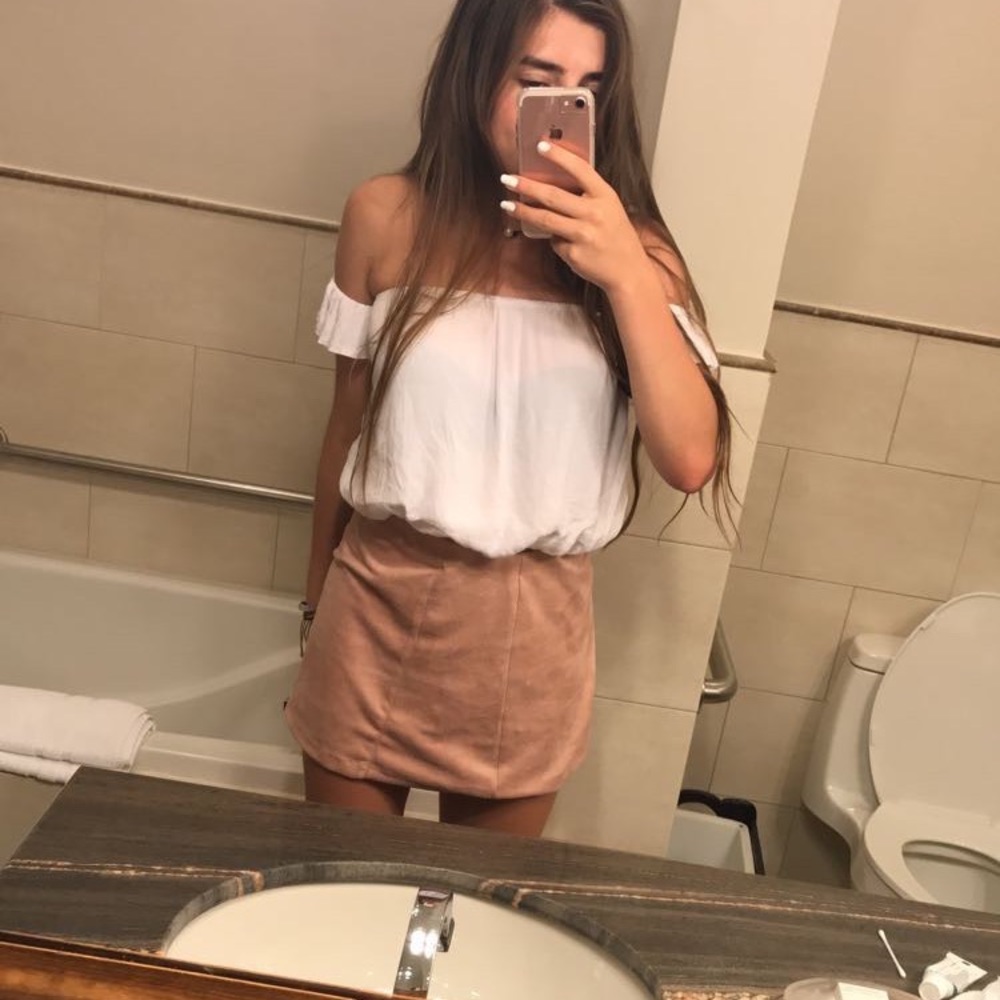 Pink brandy skirt
